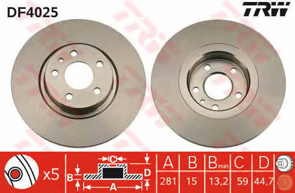 Купить TRW DF4025 по низкой цене в Украине!