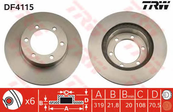 Купить TRW DF4115 по низкой цене в Украине!