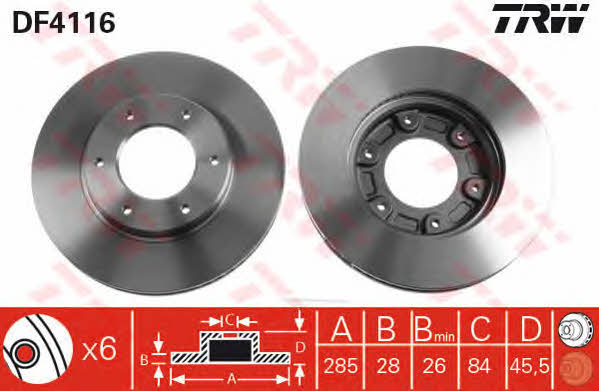 Купить TRW DF4116 по низкой цене в Украине!