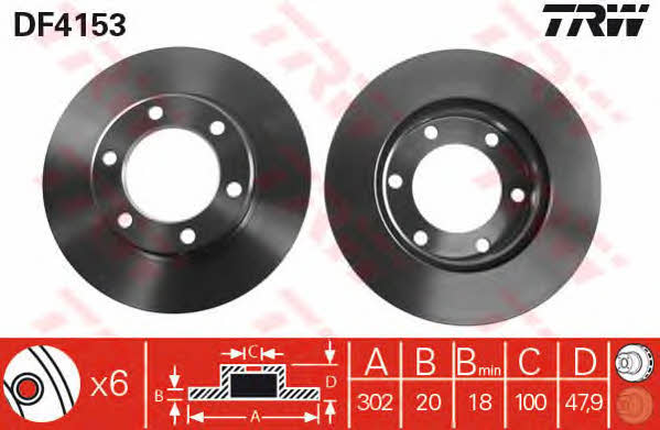Купить TRW DF4153 по низкой цене в Украине!