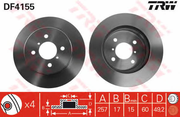 Купить TRW DF4155 по низкой цене в Украине!