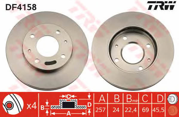 Купить TRW DF4158 по низкой цене в Украине!