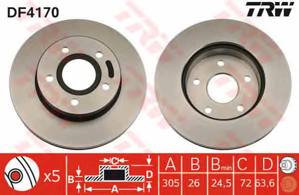 Купить TRW DF4170 по низкой цене в Украине!
