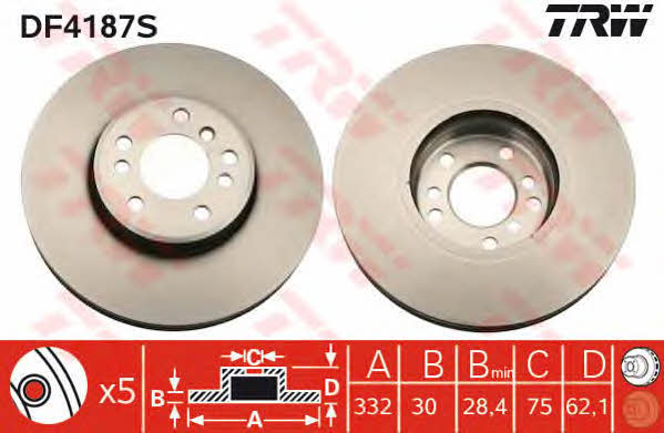 Купить TRW DF4187S по низкой цене в Украине!