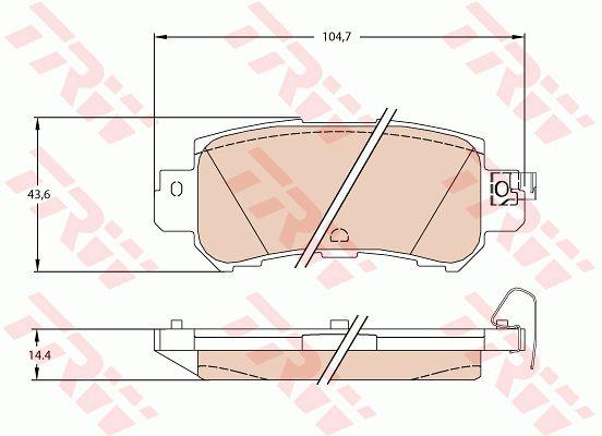 Купить TRW GDB3539 – отличная цена на EXIST.UA!