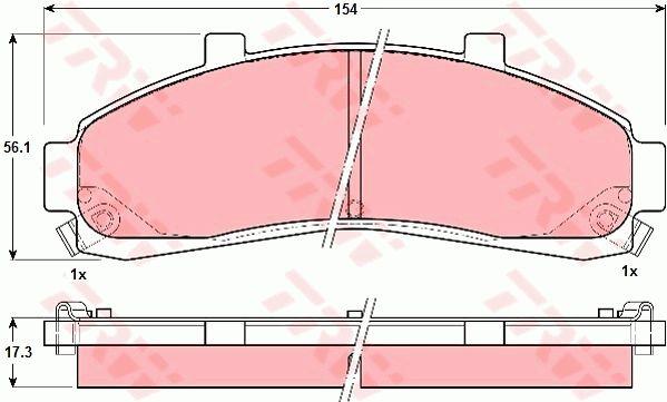 Купити TRW GDB4010 за низькою ціною в Україні!