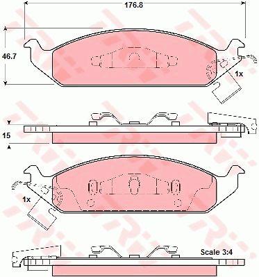 Купити TRW GDB4016 за низькою ціною в Україні!