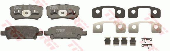 Тормозные колодки дисковые TRW COTEC, комплект TRW GDB4143