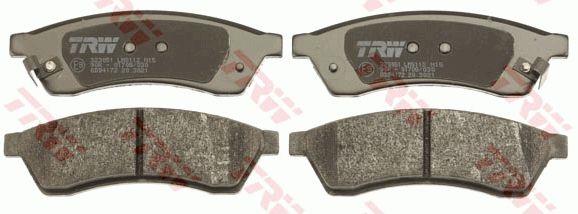 Тормозные колодки дисковые TRW COTEC, комплект TRW GDB4172