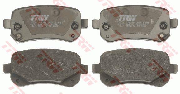 Тормозные колодки дисковые TRW COTEC, комплект TRW GDB4176