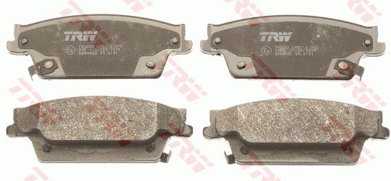 Тормозные колодки дисковые TRW COTEC, комплект TRW GDB4452