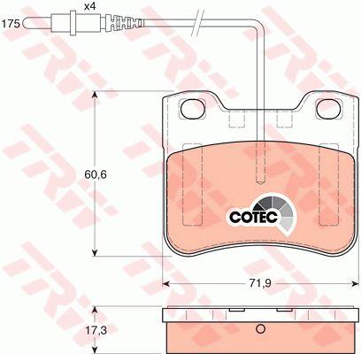 Купити TRW GDB1031 – суперціна на EXIST.UA!