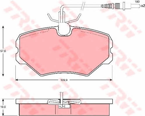 Купити TRW GDB1051 за низькою ціною в Україні!