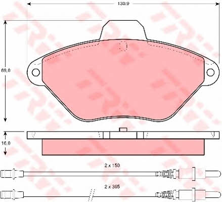 Купити TRW GDB1102 за низькою ціною в Україні!