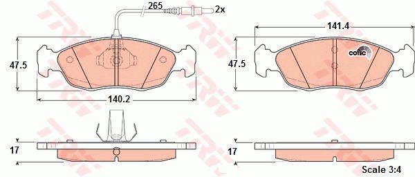 Купити TRW GDB1104 за низькою ціною в Україні!