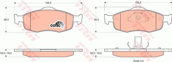 Купить TRW GDB1107 – отличная цена на EXIST.UA!