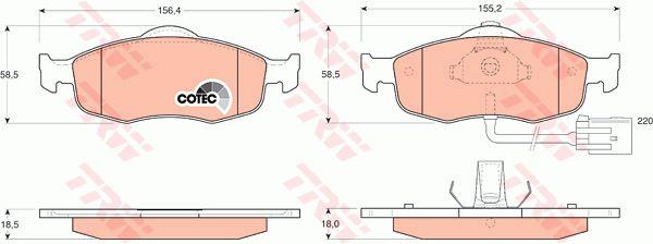 Купити TRW GDB1108 за низькою ціною в Україні!