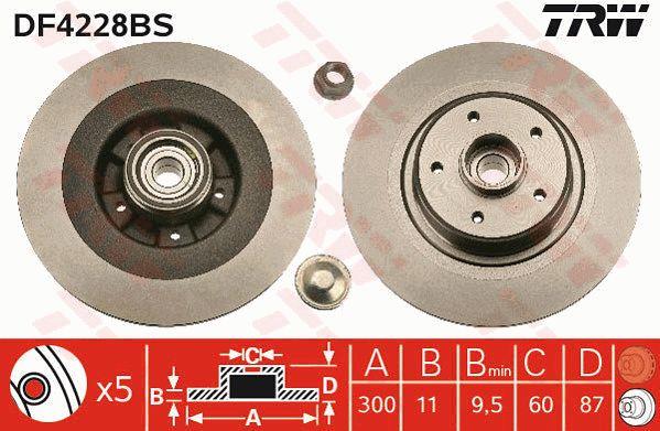Купить TRW DF4228BS по низкой цене в Украине!