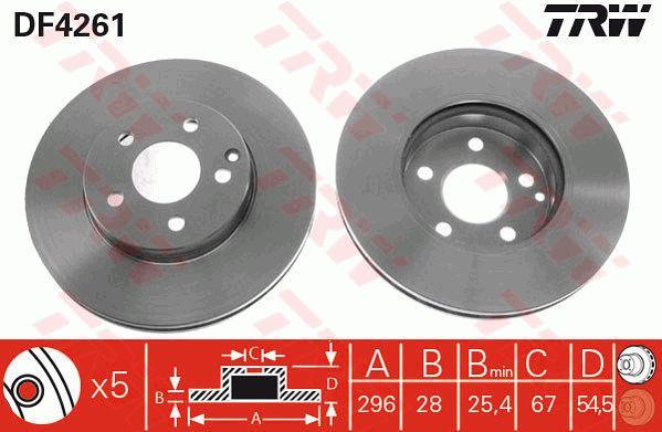 Купить TRW DF4261 – отличная цена на EXIST.UA!