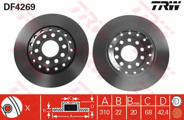 Купить TRW DF4269 по низкой цене в Украине!