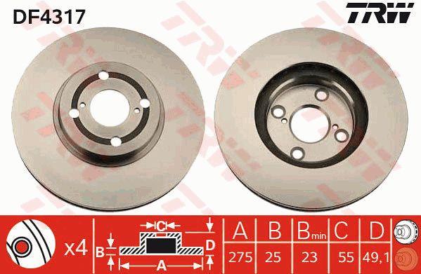 Купить TRW DF4317 по низкой цене в Украине!