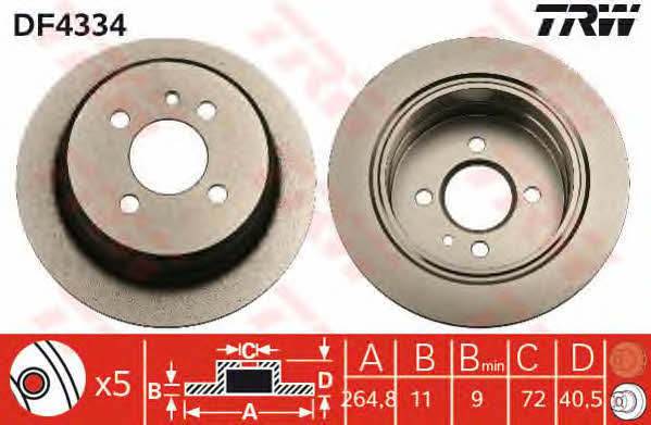 Купить TRW DF4334 по низкой цене в Украине!