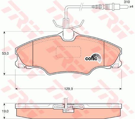 Купити TRW GDB1193 за низькою ціною в Україні!