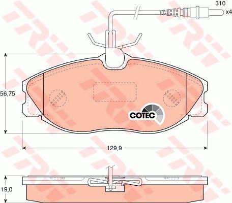 Купити TRW GDB1194 за низькою ціною в Україні!