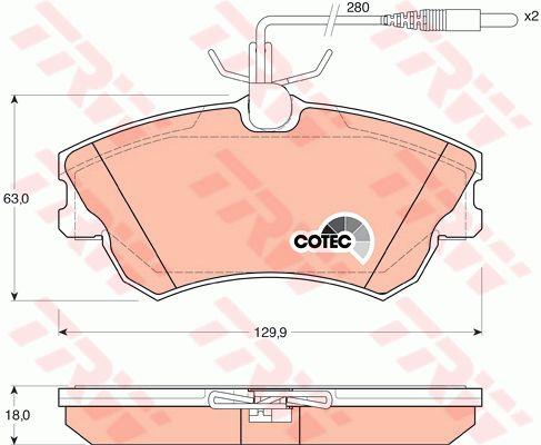Купити TRW GDB1270 – суперціна на EXIST.UA!
