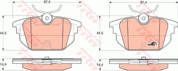 Купить TRW GDB1333 – отличная цена на EXIST.UA!