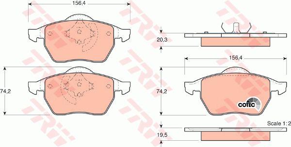 Купить TRW GDB1376 – отличная цена на EXIST.UA!