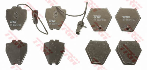 Гальмівні колодки TRW COTEC, комплект TRW GDB1381
