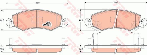 Купити TRW GDB1420 за низькою ціною в Україні!