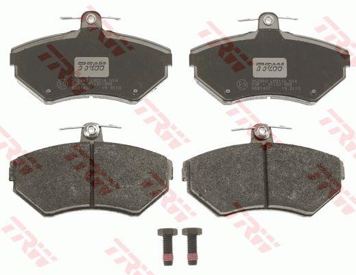 Тормозные колодки дисковые TRW COTEC, комплект TRW GDB1437