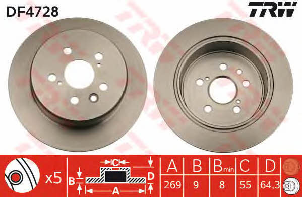 Купить TRW DF4728 по низкой цене в Украине!