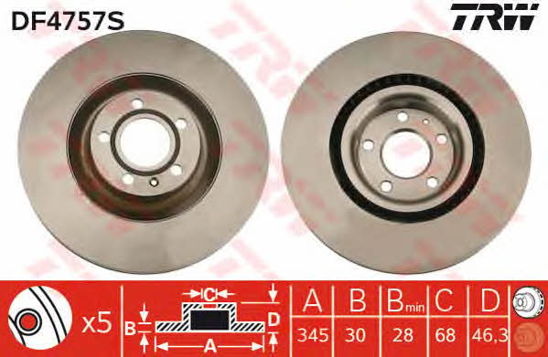 Купить TRW DF4757S по низкой цене в Украине!