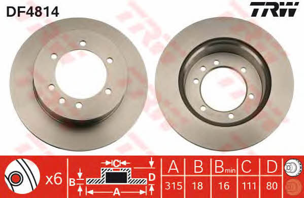 Купить TRW DF4814 по низкой цене в Украине!