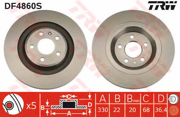 Купить TRW DF4860S по низкой цене в Украине!