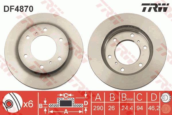 Купить TRW DF4870 по низкой цене в Украине!
