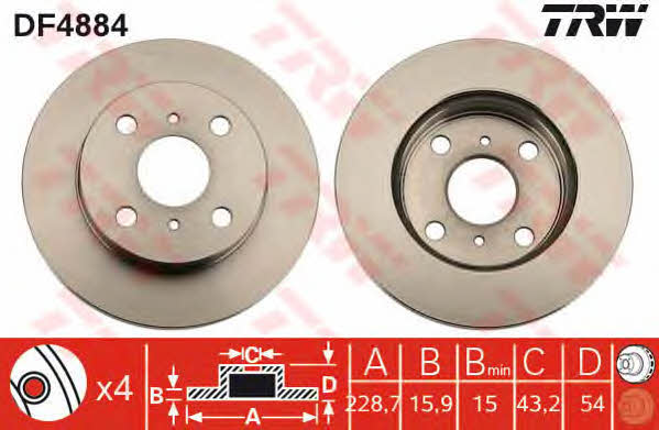Купить TRW DF4884 по низкой цене в Украине!
