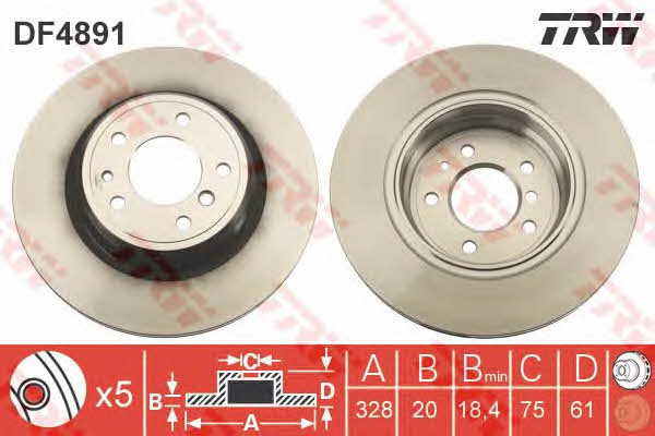 Купить TRW DF4891 по низкой цене в Украине!