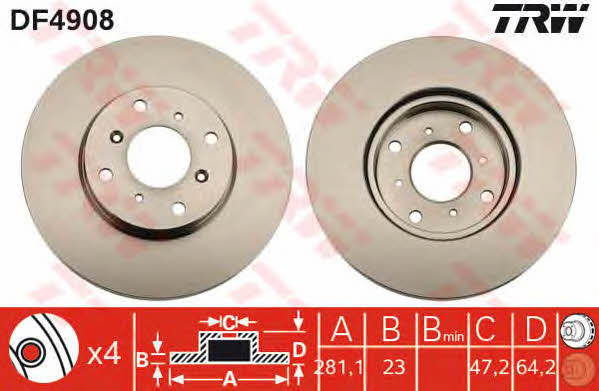 Купить TRW DF4908 по низкой цене в Украине!