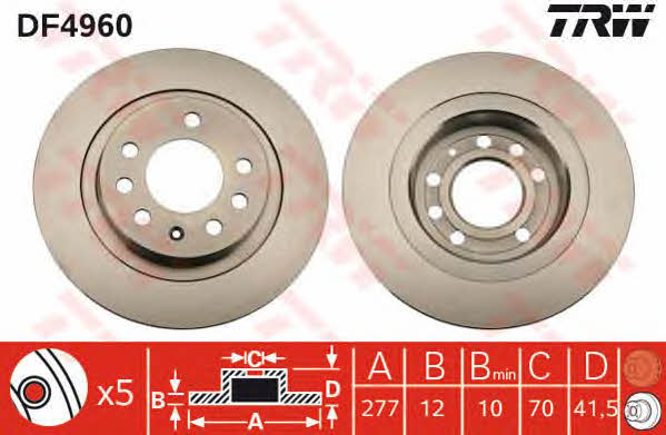 Купить TRW DF4960 по низкой цене в Украине!