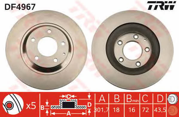 Купить TRW DF4967 по низкой цене в Украине!