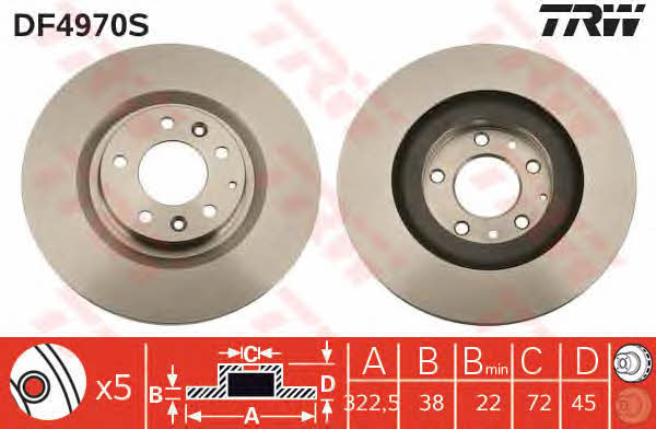 Купить TRW DF4970S по низкой цене в Украине!