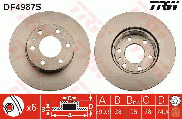 Купить TRW DF4987S по низкой цене в Украине!