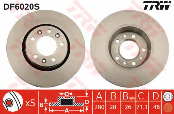 Купить TRW DF6020S по низкой цене в Украине!