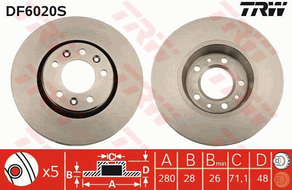 Купить TRW DF6020S – отличная цена на EXIST.UA!