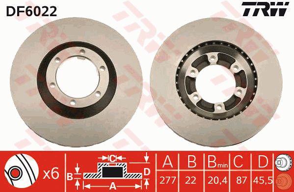 Купить TRW DF6022 – отличная цена на EXIST.UA!