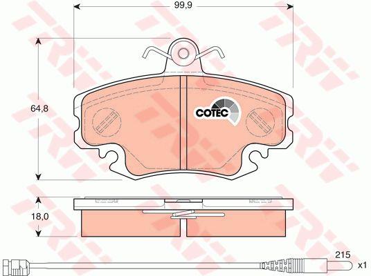 Купити TRW GDB1465 – суперціна на EXIST.UA!